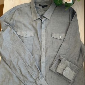 John Varvatos USA Slim Fit Dress Shirt Mens  XL